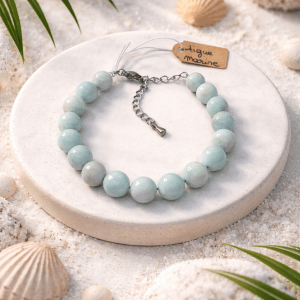 Bracelet aigue marine