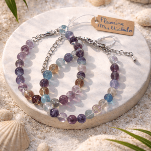 Bracelet fluorine multicolore
