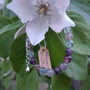 Bracelet fluorine multicolore